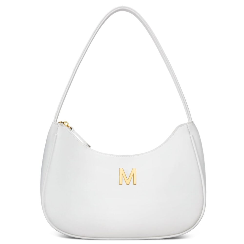 3216 Gift Shoulder Bag Clutch Tote HandBags Purses with Gold Initials